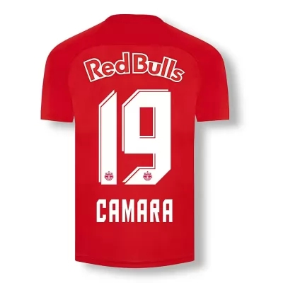 Herren Fußball Mohamed Camara #19 Heimtrikot Rot Trikot 2020/21 Hemd