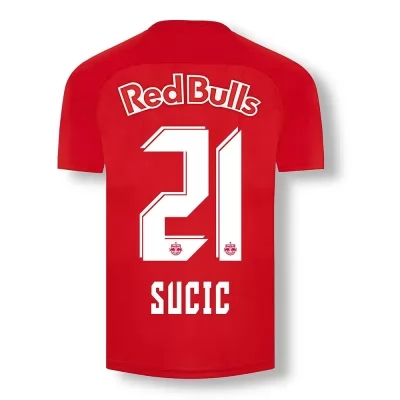 Herren Fußball Luka Sucic #21 Heimtrikot Rot Trikot 2020/21 Hemd