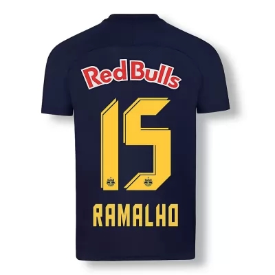 Herren Fußball Andre Ramalho #15 Ausweichtrikot Dunkelblau Gelb Trikot 2020/21 Hemd