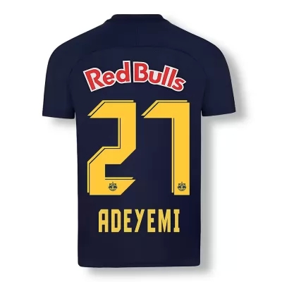 Herren Fußball Karim Adeyemi #27 Ausweichtrikot Dunkelblau Gelb Trikot 2020/21 Hemd