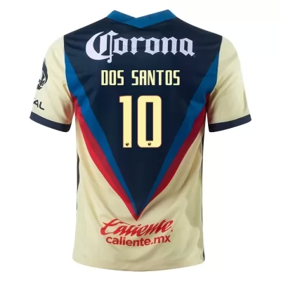 Herren Fußball Giovani Dos Santos #10 Heimtrikot Gelb Trikot 2020/21 Hemd