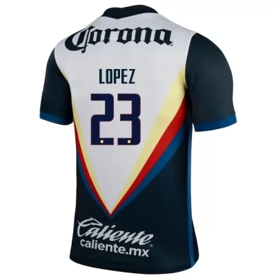 Herren Fußball Antonio Lopez #23 Auswärtstrikot Weiß Trikot 2020/21 Hemd