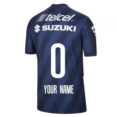 Herren Fußball Dein Name #0 Heimtrikot Dunkelblau Trikot 2020/21 Hemd