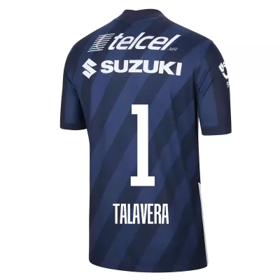 Herren Fußball Alfredo Talavera #1 Heimtrikot Dunkelblau Trikot 2020/21 Hemd