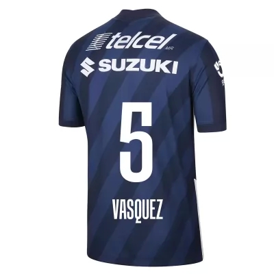 Herren Fußball Johan Vasquez #5 Heimtrikot Dunkelblau Trikot 2020/21 Hemd