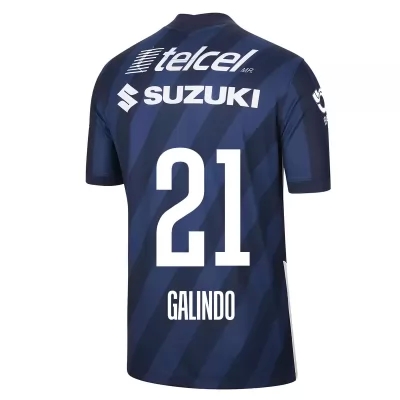Herren Fußball Jose Galindo #21 Heimtrikot Dunkelblau Trikot 2020/21 Hemd