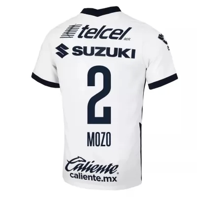 Herren Fußball Alan Mozo #2 Auswärtstrikot Weiß Trikot 2020/21 Hemd
