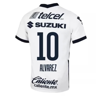 Herren Fußball Favio Alvarez #10 Auswärtstrikot Weiß Trikot 2020/21 Hemd