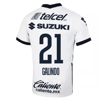 Herren Fußball Jose Galindo #21 Auswärtstrikot Weiß Trikot 2020/21 Hemd