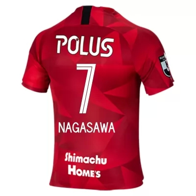 Herren Fußball Kazuki Nagasawa #7 Heimtrikot Rot Trikot 2020/21 Hemd