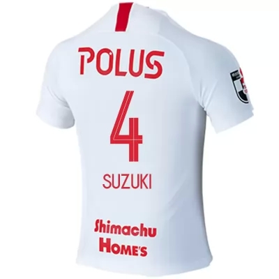 Herren Fußball Daisuke Suzuki #4 Auswärtstrikot Weiß Trikot 2020/21 Hemd