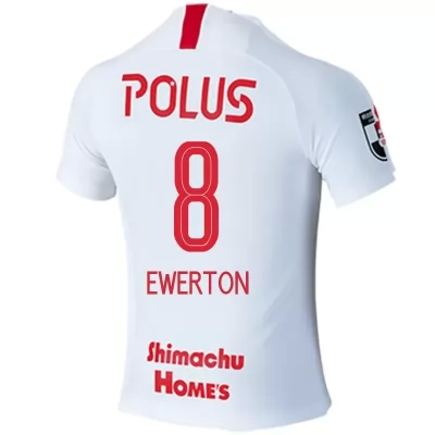 Herren Fußball Ewerton #8 Auswärtstrikot Weiß Trikot 2020/21 Hemd