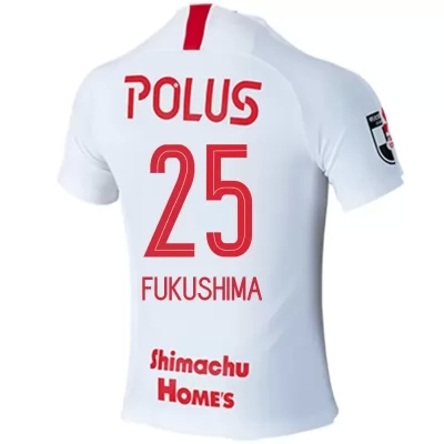 Herren Fußball Haruki Fukushima #25 Auswärtstrikot Weiß Trikot 2020/21 Hemd