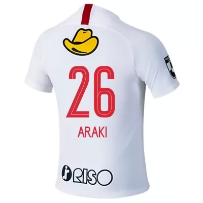 Herren Fußball Ryotaro Araki #26 Auswärtstrikot Weiß Trikot 2020/21 Hemd