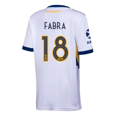 Herren Fußball Frank Fabra #18 Auswärtstrikot Weiß Trikot 2020/21 Hemd
