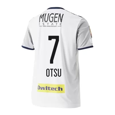 Herren Fußball Yuki Otsu #7 Auswärtstrikot Weiß Trikot 2020/21 Hemd