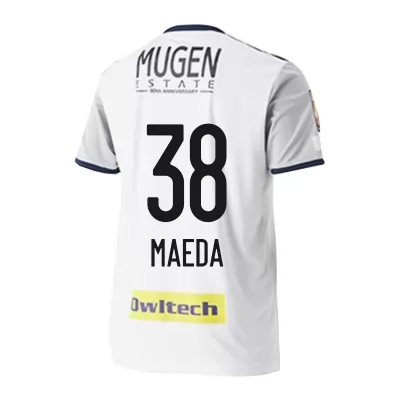 Herren Fußball Daizen Maeda #38 Auswärtstrikot Weiß Trikot 2020/21 Hemd