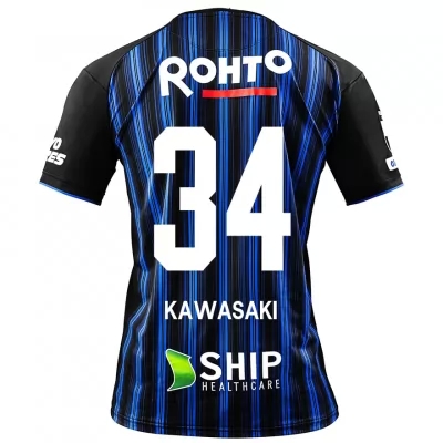 Herren Fußball Shuhei Kawasaki #34 Heimtrikot Königsblau Trikot 2020/21 Hemd
