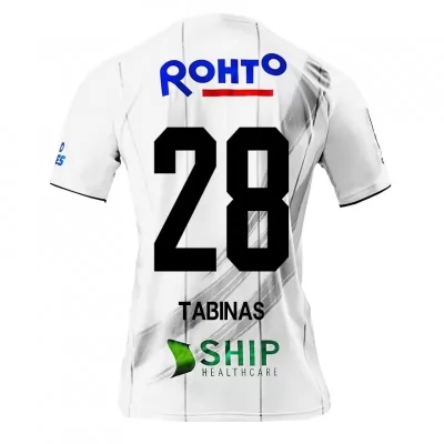 Herren Fußball Jefferson David Tabinas #28 Auswärtstrikot Weiß Trikot 2020/21 Hemd