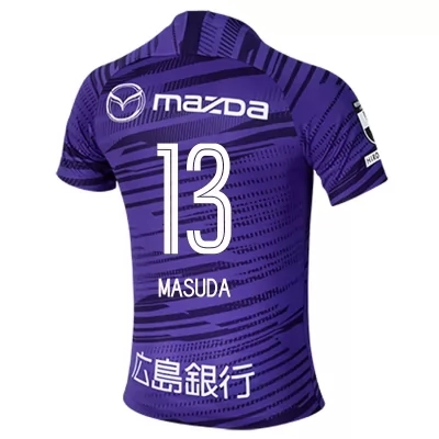 Herren Fußball Takuya Masuda #13 Heimtrikot Lila Trikot 2020/21 Hemd