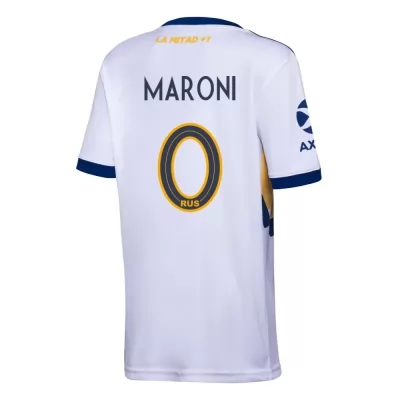 Herren Fußball Gonzalo Maroni #0 Auswärtstrikot Weiß Trikot 2020/21 Hemd