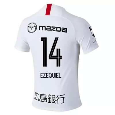 Herren Fußball Ezequiel #14 Auswärtstrikot Weiß Trikot 2020/21 Hemd