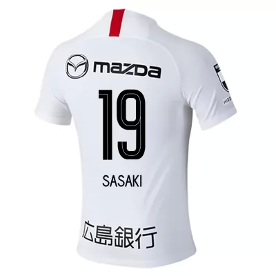 Herren Fußball Sho Sasaki #19 Auswärtstrikot Weiß Trikot 2020/21 Hemd