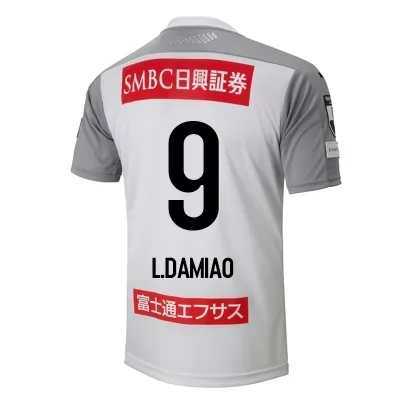 Herren Fußball Leandro Damiao #9 Auswärtstrikot Weiß Trikot 2020/21 Hemd