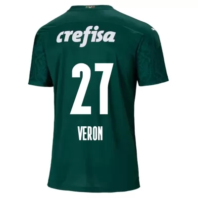 Herren Fußball Gabriel Veron #27 Heimtrikot Grün Trikot 2020/21 Hemd