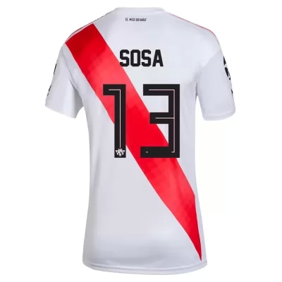 Herren Fußball Santiago Sosa #13 Heimtrikot Weiß Trikot 2020/21 Hemd