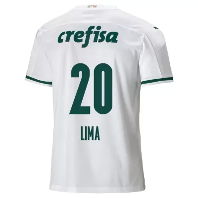 Herren Fußball Lucas Lima #20 Auswärtstrikot Weiß Trikot 2020/21 Hemd