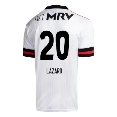 Herren Fußball Lazaro #20 Auswärtstrikot Weiß Trikot 2020/21 Hemd