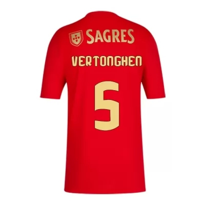Herren Fußball Jan Vertonghen #5 Heimtrikot Rot Trikot 2020/21 Hemd