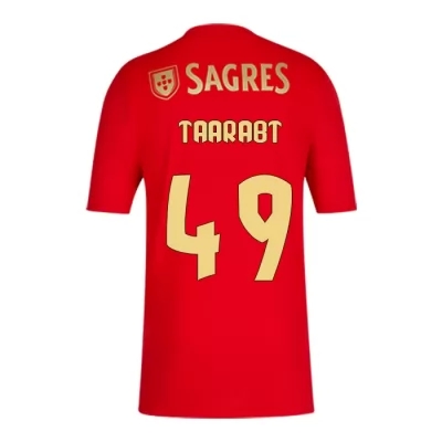 Herren Fußball Adel Taarabt #49 Heimtrikot Rot Trikot 2020/21 Hemd
