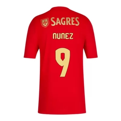 Herren Fußball Darwin Nunez #9 Heimtrikot Rot Trikot 2020/21 Hemd