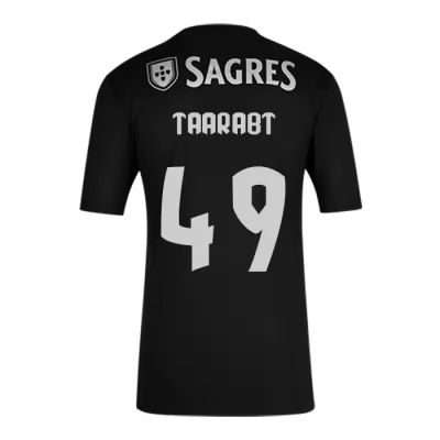 Herren Fußball Adel Taarabt #49 Auswärtstrikot Schwarz Trikot 2020/21 Hemd