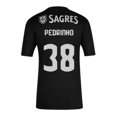 Herren Fußball Pedrinho #38 Auswärtstrikot Schwarz Trikot 2020/21 Hemd