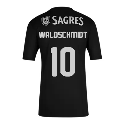 Herren Fußball Luca Waldschmidt #10 Auswärtstrikot Schwarz Trikot 2020/21 Hemd