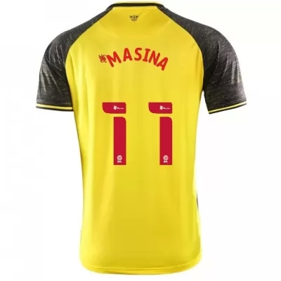 Herren Fußball Adam Masina #11 Heimtrikot Gelb Schwarz Trikot 2020/21 Hemd