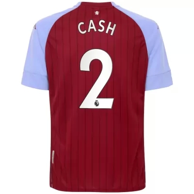 Herren Fußball Matty Cash #2 Heimtrikot Rot Blau Trikot 2020/21 Hemd