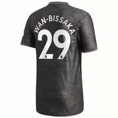 Herren Fußball Aaron Wan-bissaka #29 Auswärtstrikot Schwarz Trikot 2020/21 Hemd