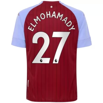 Herren Fußball Ahmed Elmohamady #27 Heimtrikot Rot Blau Trikot 2020/21 Hemd