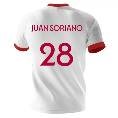 Herren Fußball Juan Soriano #28 Heimtrikot Weiß Trikot 2020/21 Hemd