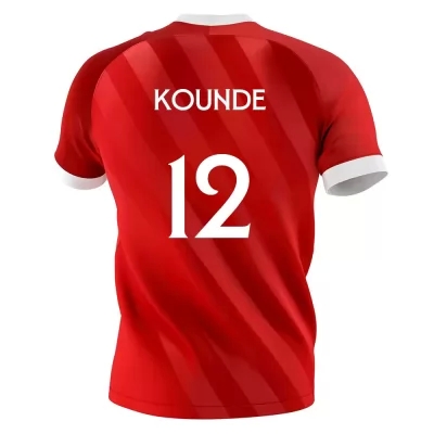 Herren Fußball Jules Kounde #12 Auswärtstrikot Rot Trikot 2020/21 Hemd