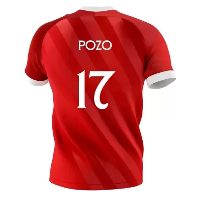 Herren Fußball Alejandro Pozo #17 Auswärtstrikot Rot Trikot 2020/21 Hemd