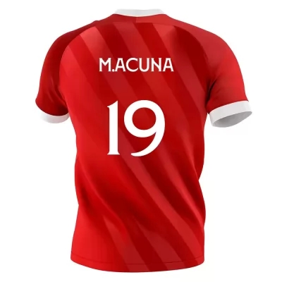 Herren Fußball Marcos Acuna #19 Auswärtstrikot Rot Trikot 2020/21 Hemd