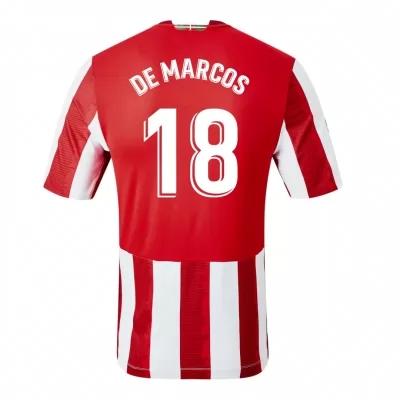Herren Fußball Oscar de Marcos #18 Heimtrikot Rot Trikot 2020/21 Hemd