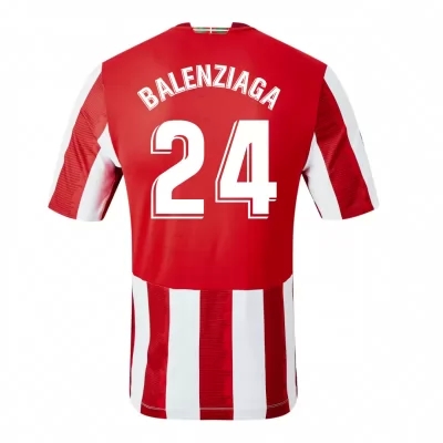 Herren Fußball Mikel Balenziaga #24 Heimtrikot Rot Trikot 2020/21 Hemd