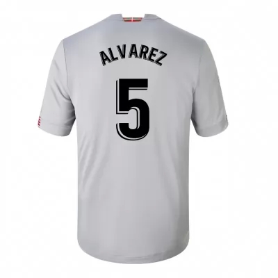 Herren Fußball Yeray Alvarez #5 Auswärtstrikot Grau Trikot 2020/21 Hemd