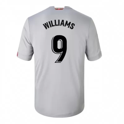 Herren Fußball Inaki Williams #9 Auswärtstrikot Grau Trikot 2020/21 Hemd